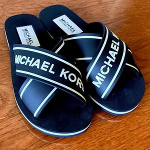NWT Michael Kors Sparrow Slide Sandals
